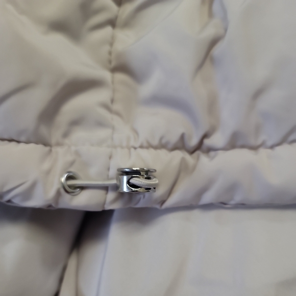 Women's Puffer Beige Jacket various sizes zip - Picture 4 of 10